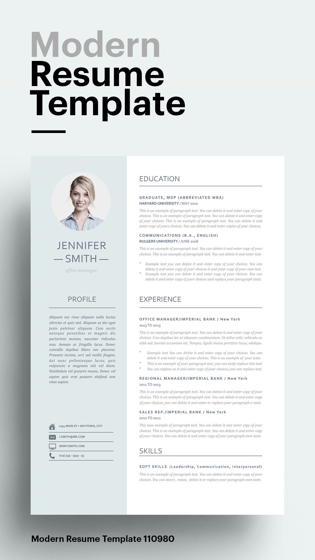 resume template 110980 templates by resumeway resume template word modern resume template resume design template easy fill in resume on resume template 110980 templates by resumeway resume template word modern resume template resume design template