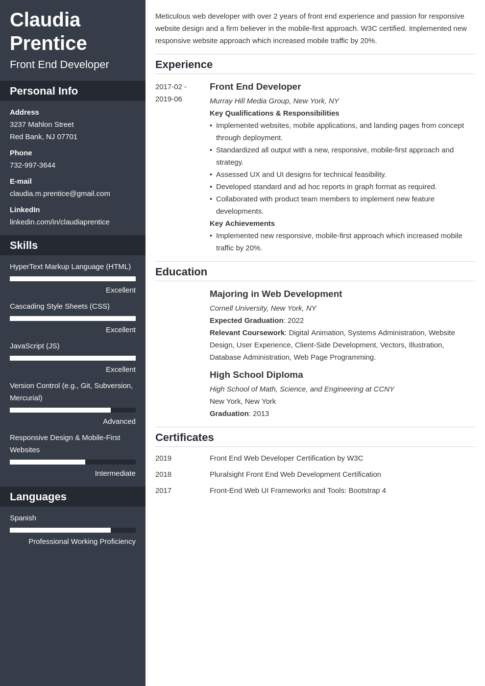 front end developer resume template on front end developer resume example template cascade resume examples job resume examples resume layout