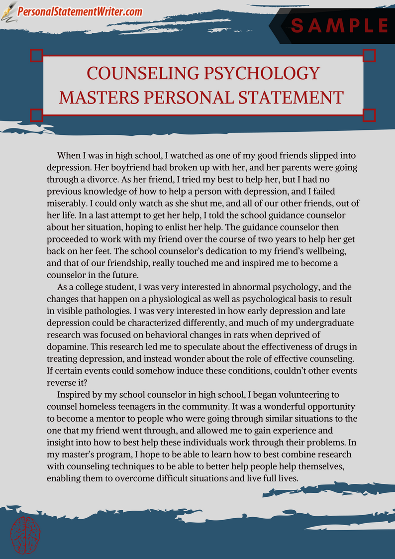 personal statement examples for graduate school on get psychology personal statement masters counselling examples by foll personal statement grad school college essay examples college application essay examples