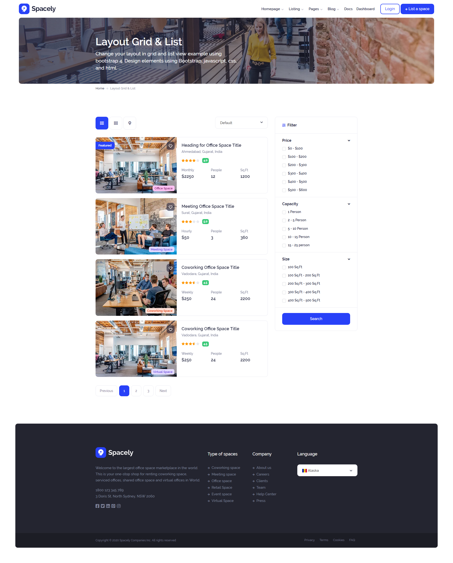 ux design course nyc on directory listing design system for real estate office space design system design website design