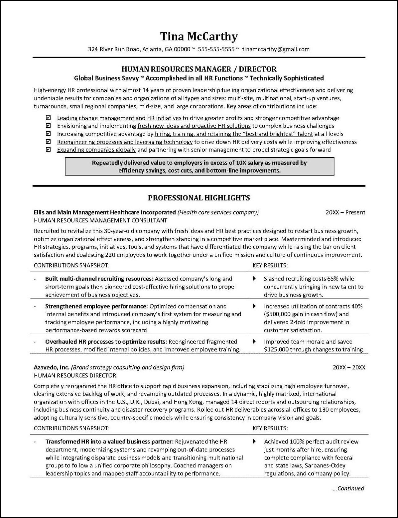human resource management resume objective on this human resources resume for an hr manager showcases the importance of including human resources resume resume objective examples resume objective statement