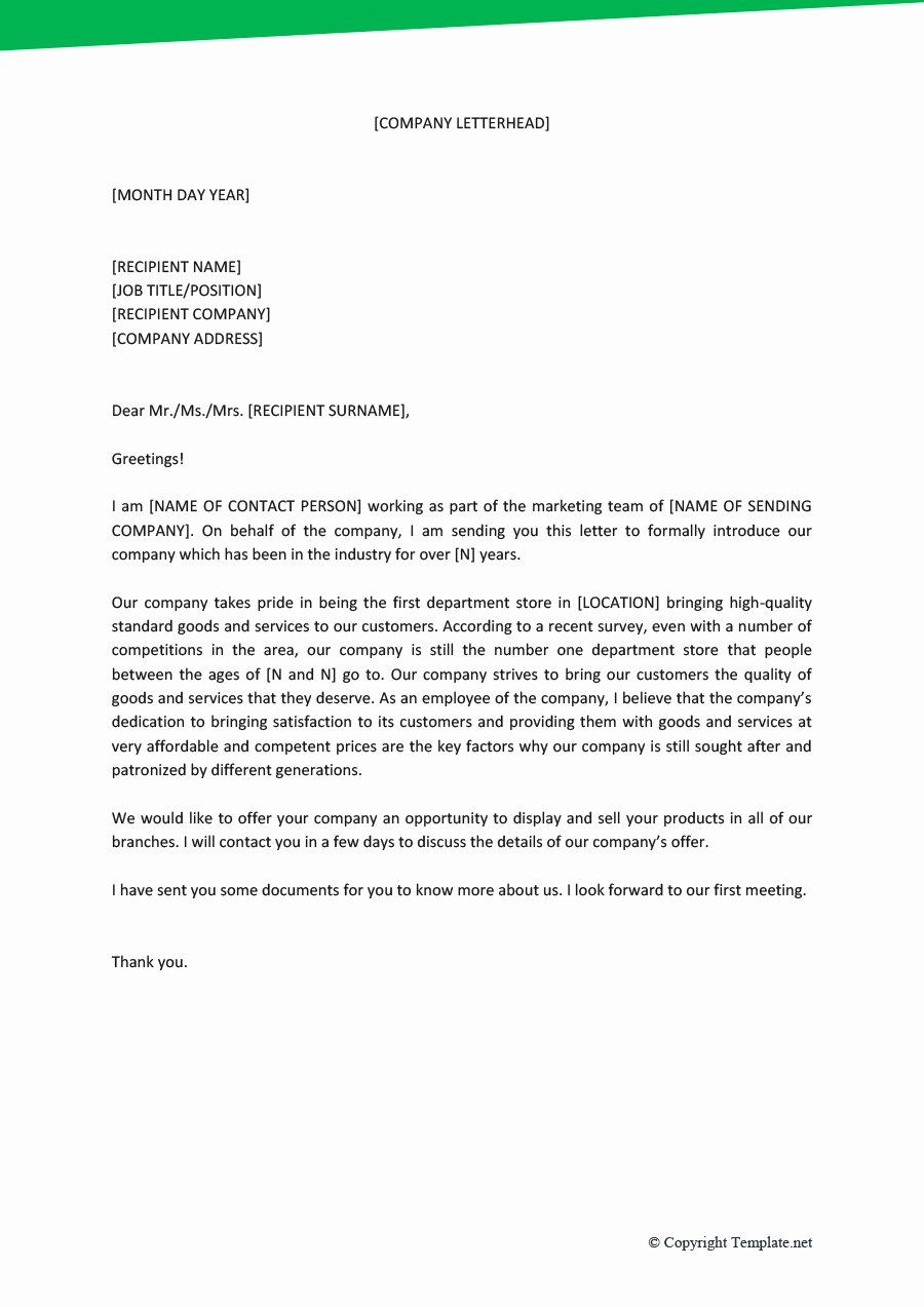 introduction letter for business on business introduction letter template awesome 34 free business introduction letters pd introduction letter for job business letter template introduction letter