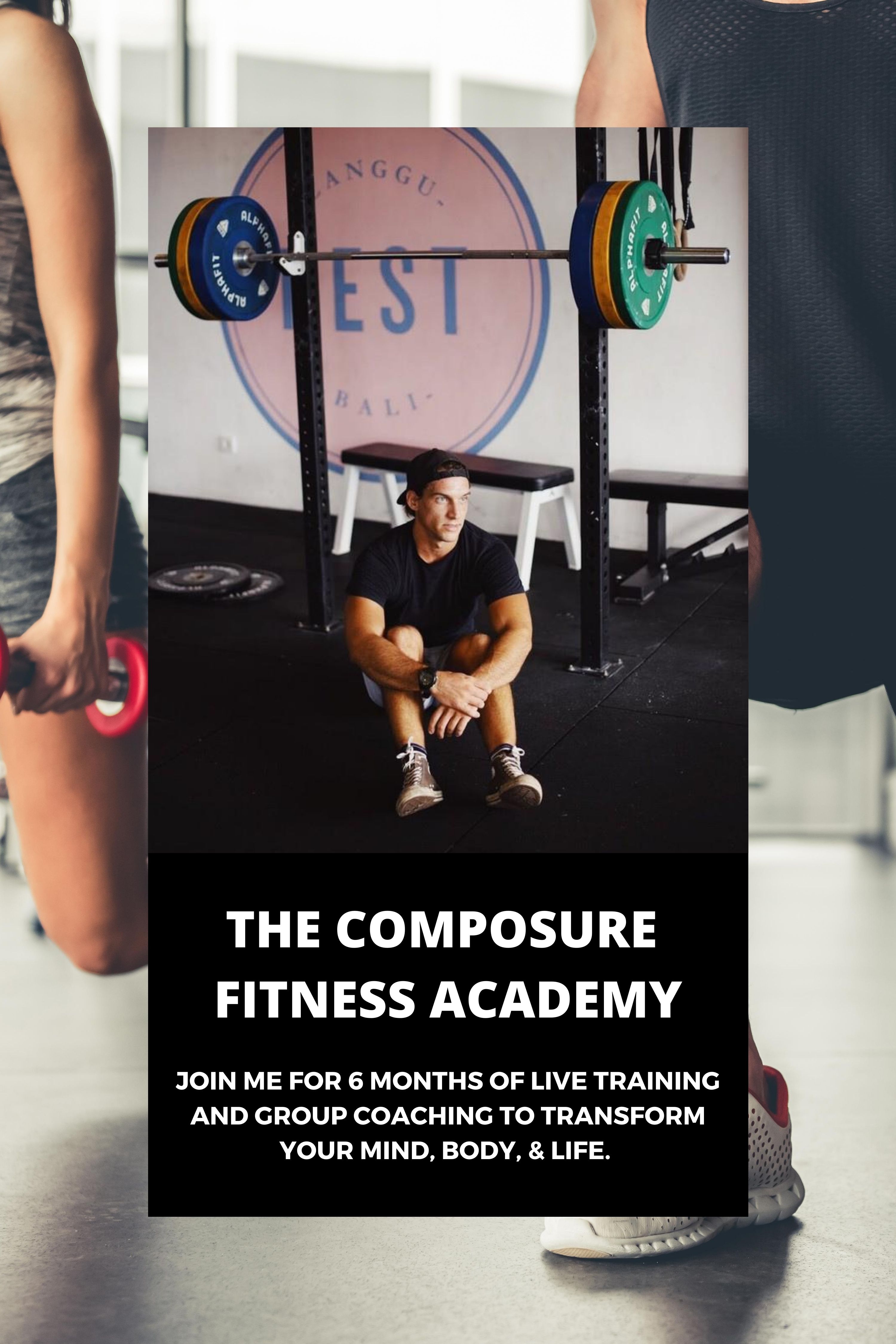 personal trainer near me on the composure fitness academy mental training fitness barbell workout