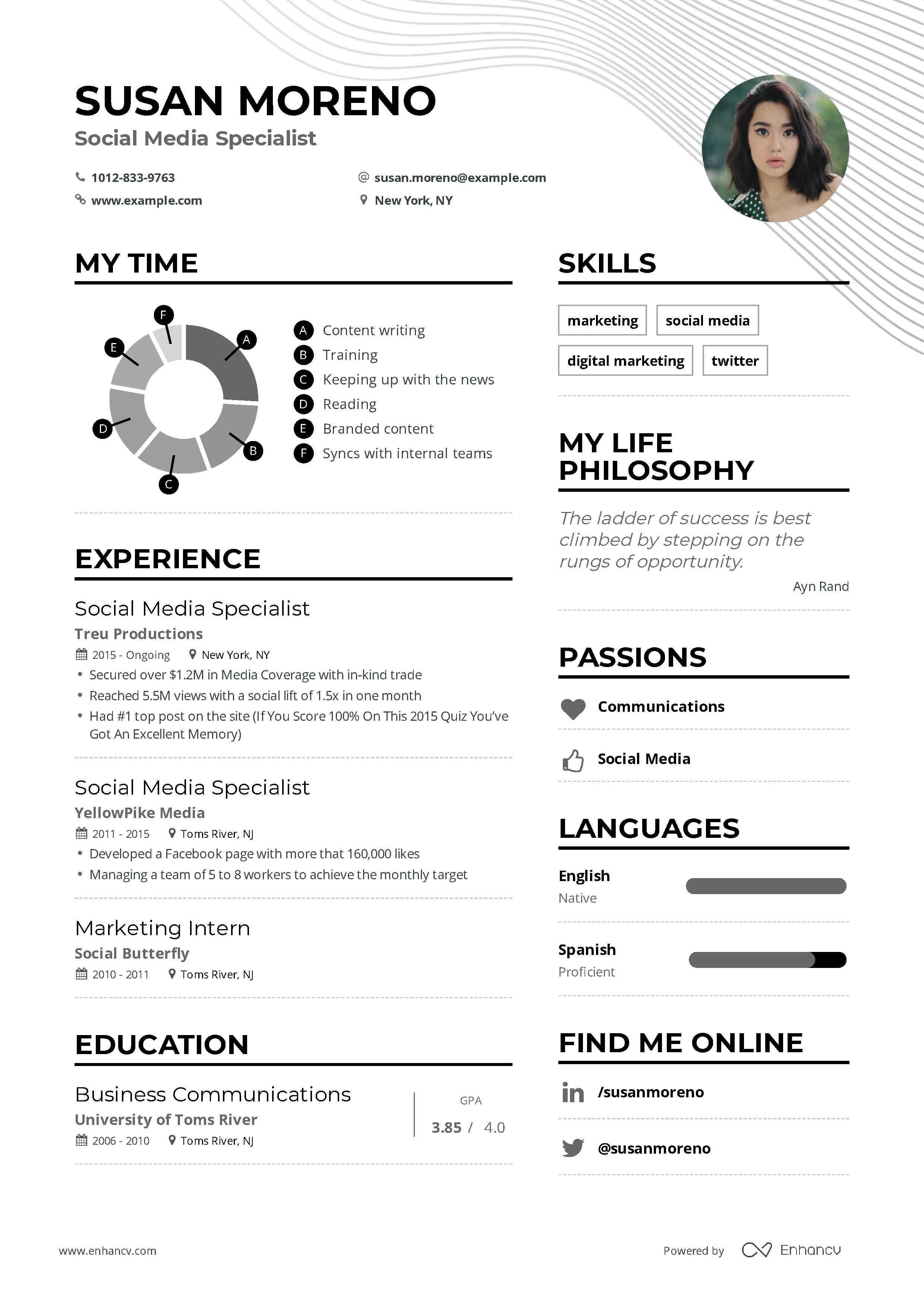 resume for social media marketing on social media specialist resume example and guide for 2019 marketing resume resume examples media specialist