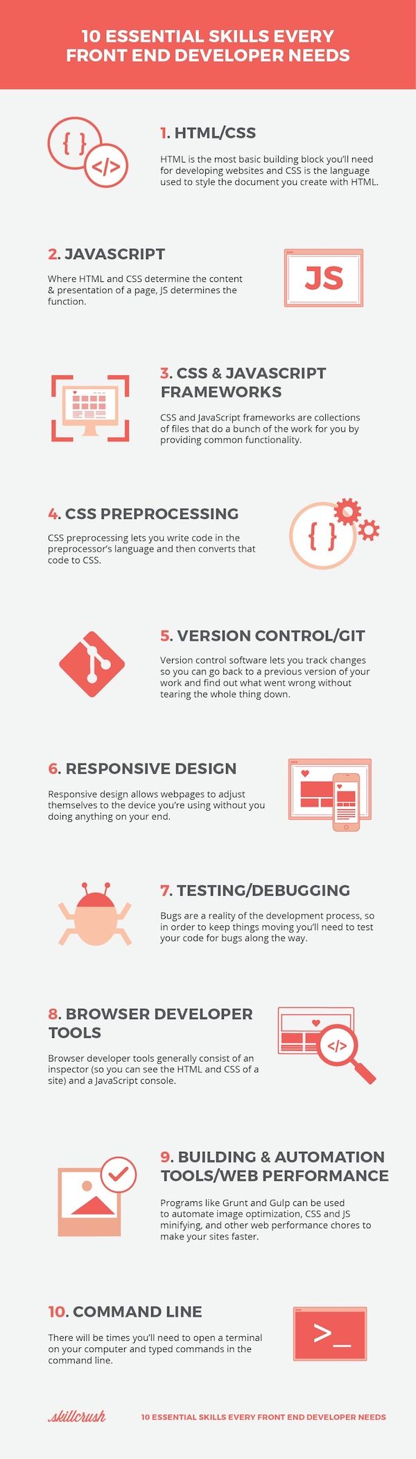 front end engineer on 10 skills you need to land your first front end developer job skillcrush web development programming web development web development design