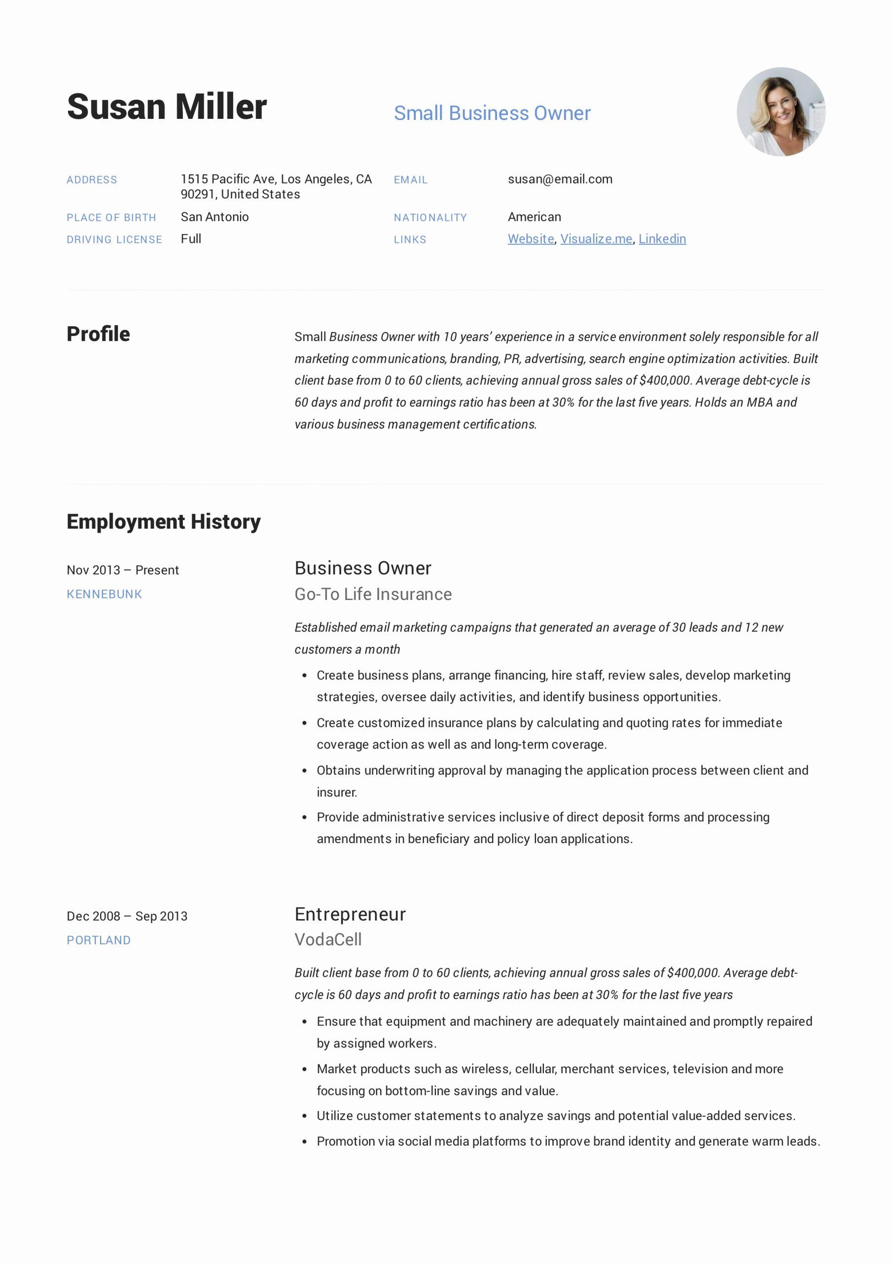 small business owner resume sample on small business owner resume examples new small business owner resume guide 12 examples pdf resume guide resume examples business resume template