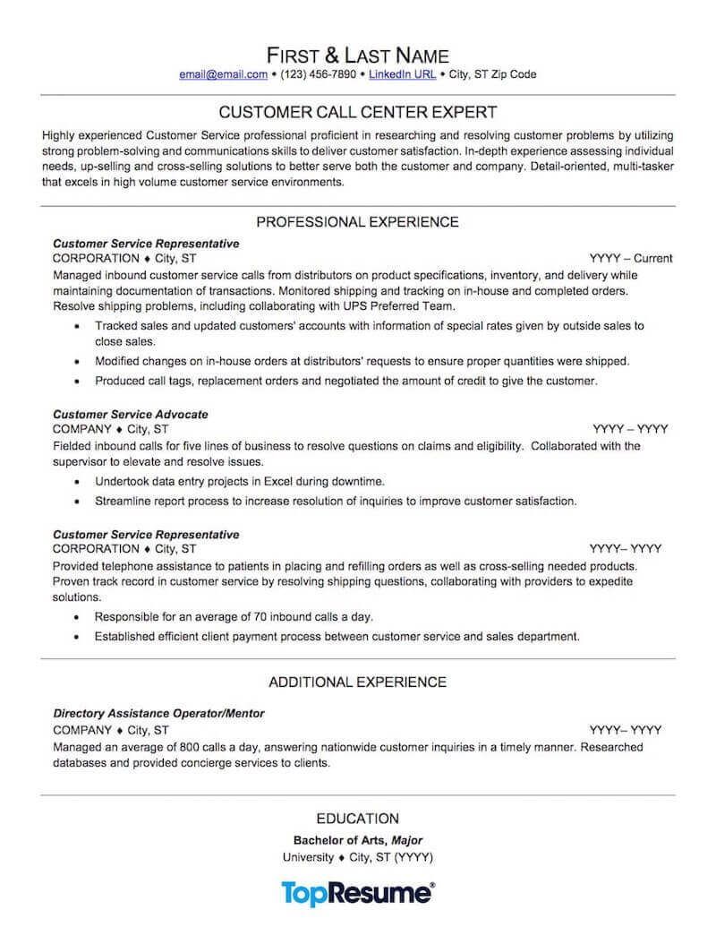 customer service resume examples 2021 on call center representative resume example in 2021 customer service resume examples customer service resume professional resume examples