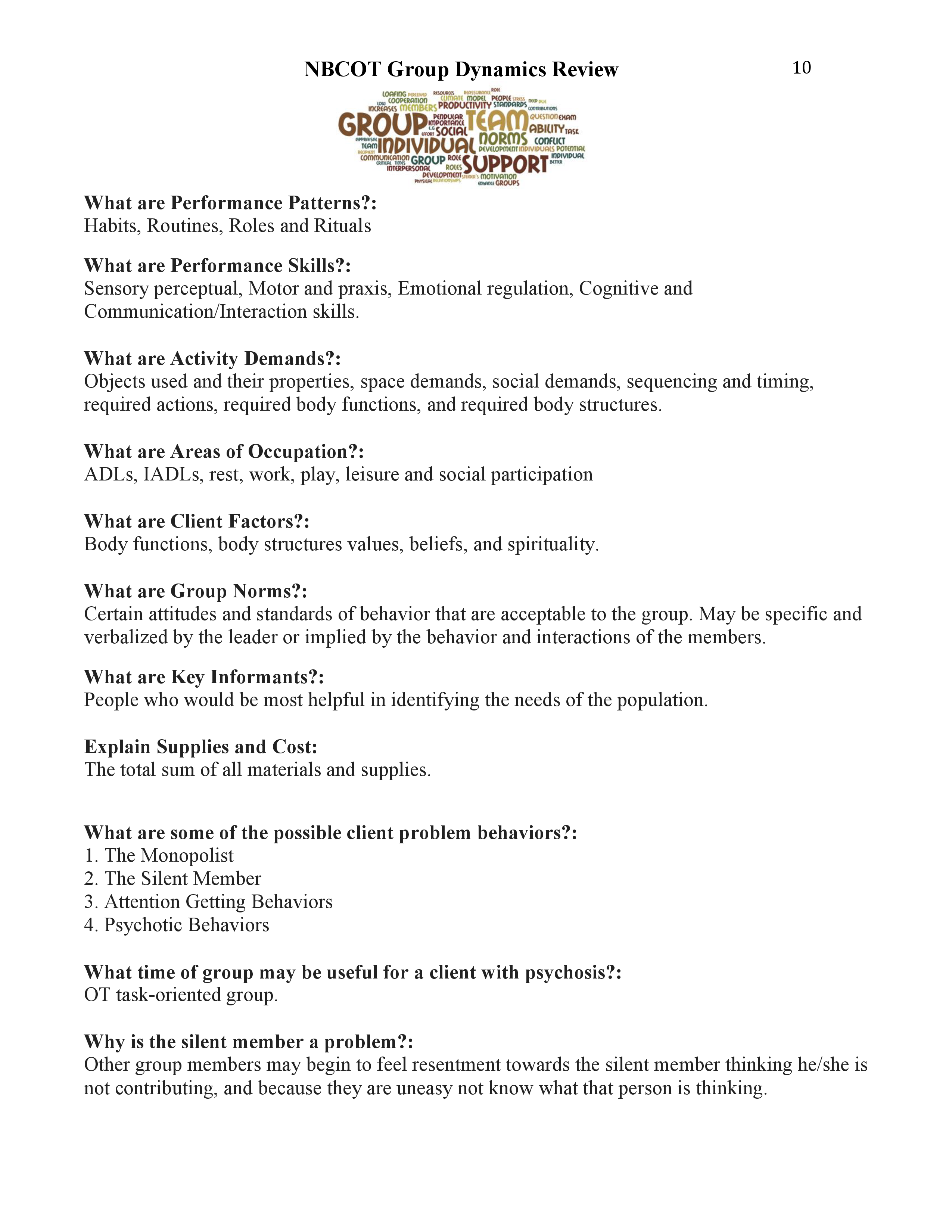 nbcot group dynamics review page 10 occupational therapy assistant occupational therapy schools occupational therapy kids occupational therapy assistant schools on nbcot group dynamics review page 10 occupational therapy assistant occupational therapy schools occupational therapy kids