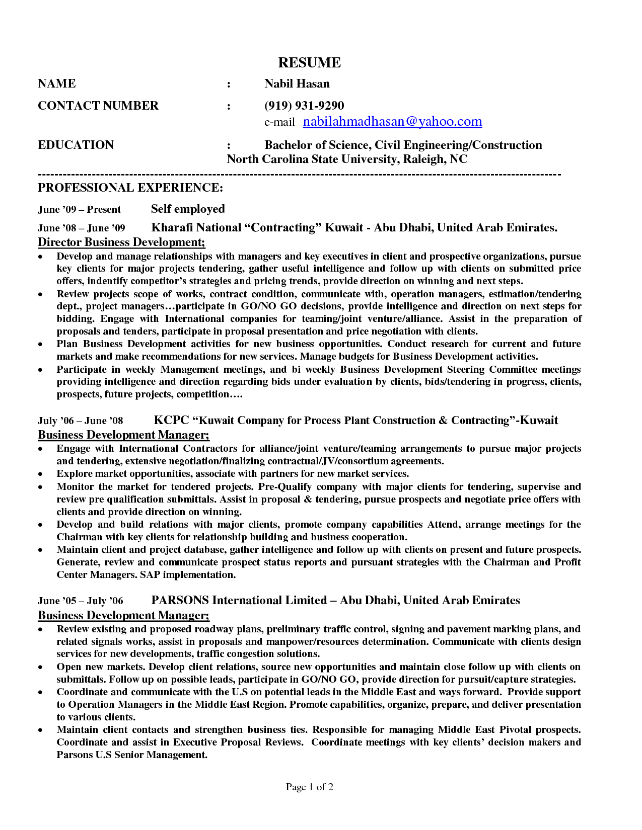 self employed job description on customizing you to your market job resume samples resume templates resume