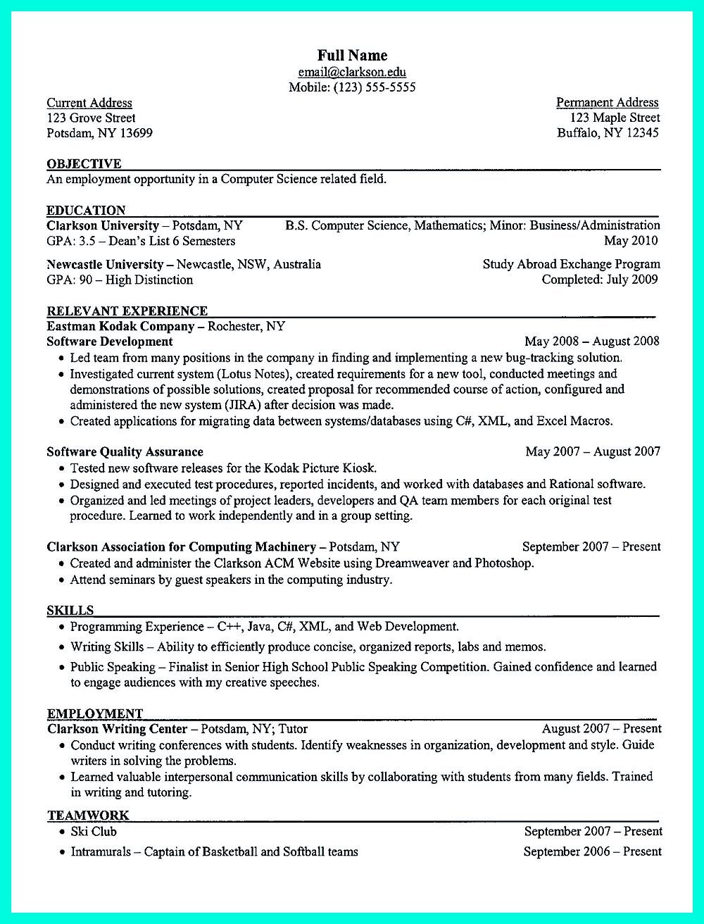 computer engineering resume includes the skill in the it field you have experience in the same field for certain years including the title you have check computer science resume builder on computer engineering resume includes the skill in the it field you have experience in the same field for certain years including the title you have check