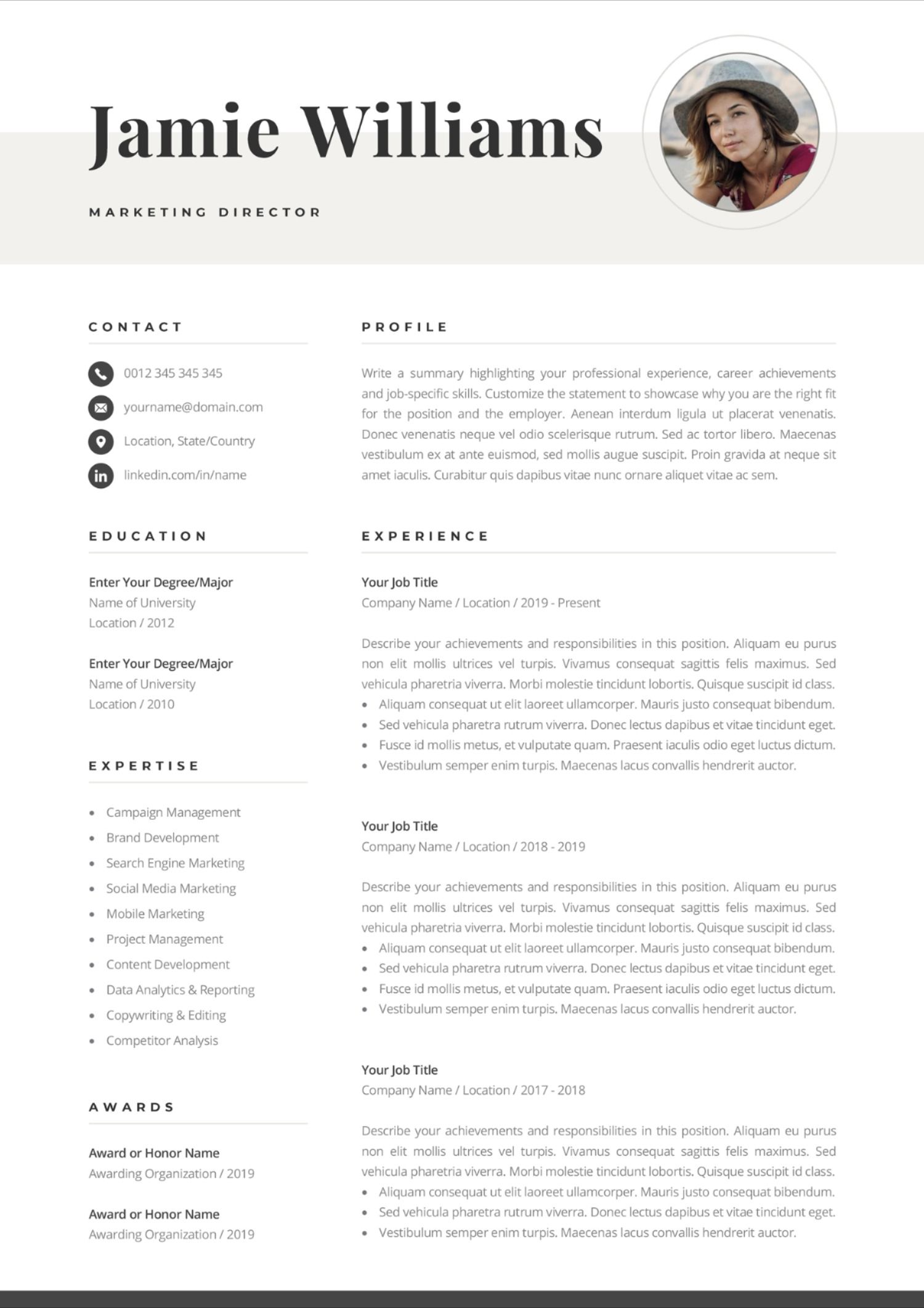 how to create a great resume on creative resume template with photo elegant design modern photo cv for word marketing designer teacher nurse legal jamie creative resume templates resume template resume template word