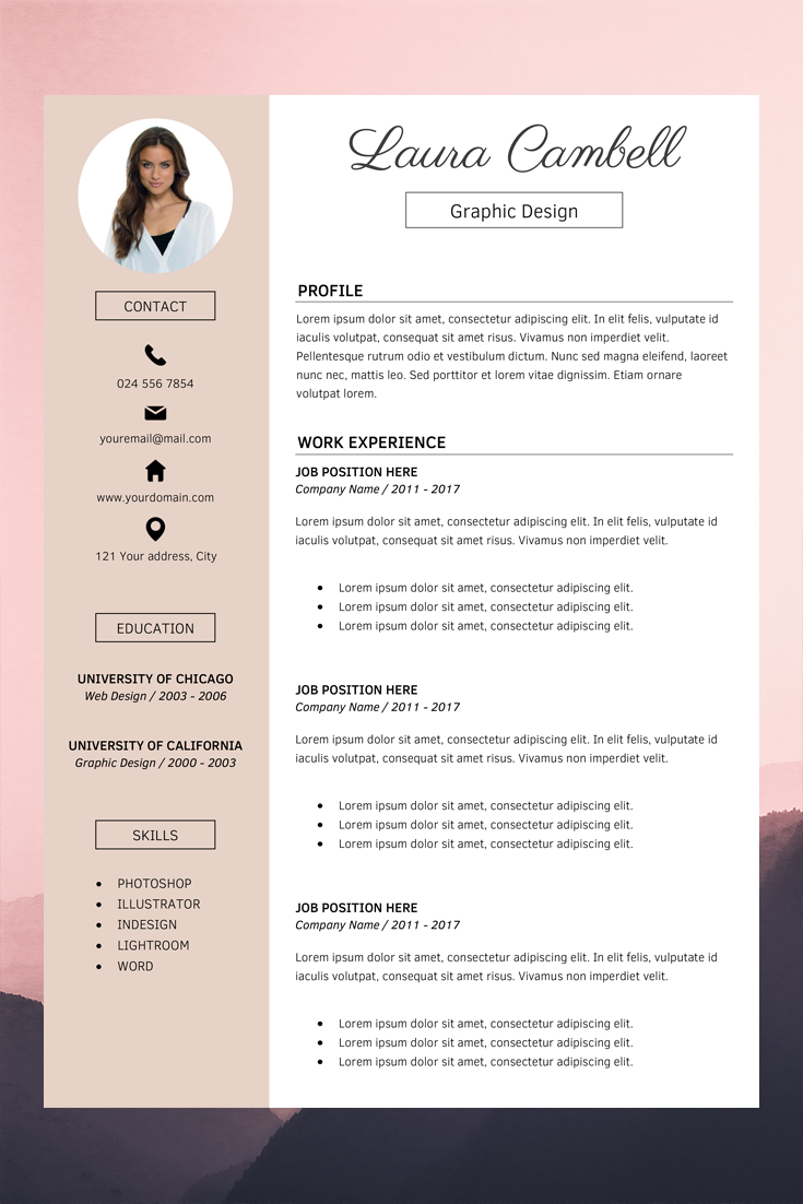 resume cv template cover letter laura cambell 188112 resume templates design bundles cv template word resume design template resume design professional microsoft word resume maker on resume cv template cover letter laura cambell 188112 resume templates design bundles cv template word resume design template resume design professional