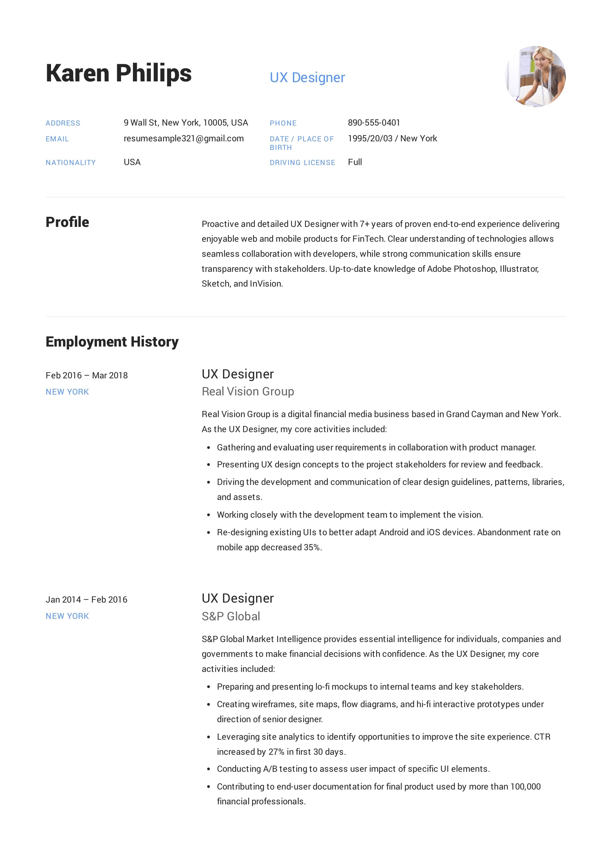 ux designer resume example resume design resume pdf resume guide ux research assistant on ux designer resume example resume design resume pdf resume guide