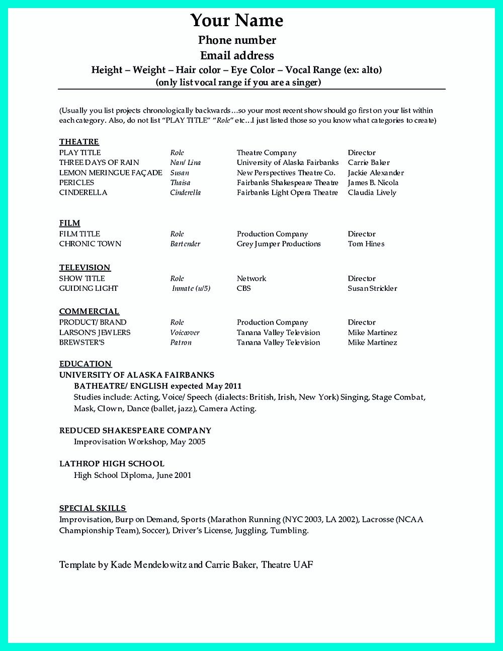 dance resume template free on dance resume can be used for both novice and professional dancer most job of dan acting resume template free resume template word downloadable resume template
