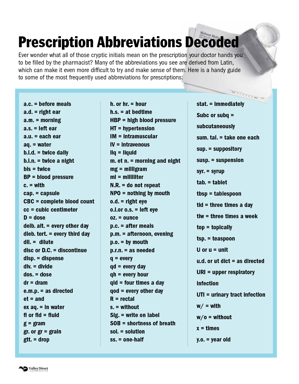 free pharmacy tech classes on ever wonder what all of those cryptic initials mean on the prescription slip use this medical prescription pharmacy technician study medical terminology study