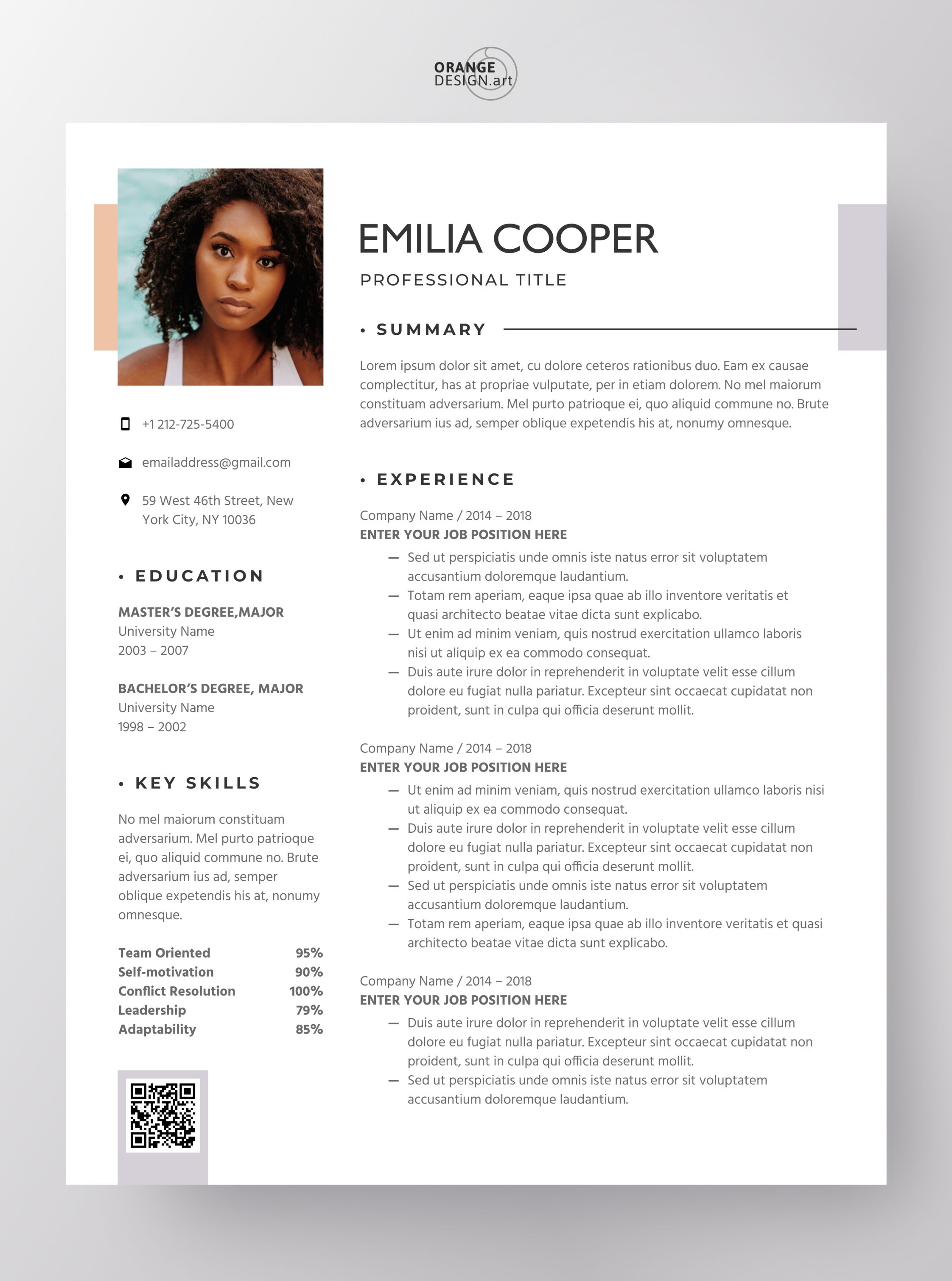 personal resume template on resume template word 2021 professional cv template with etsy in 2021 resume template word cv template professional modern resume template