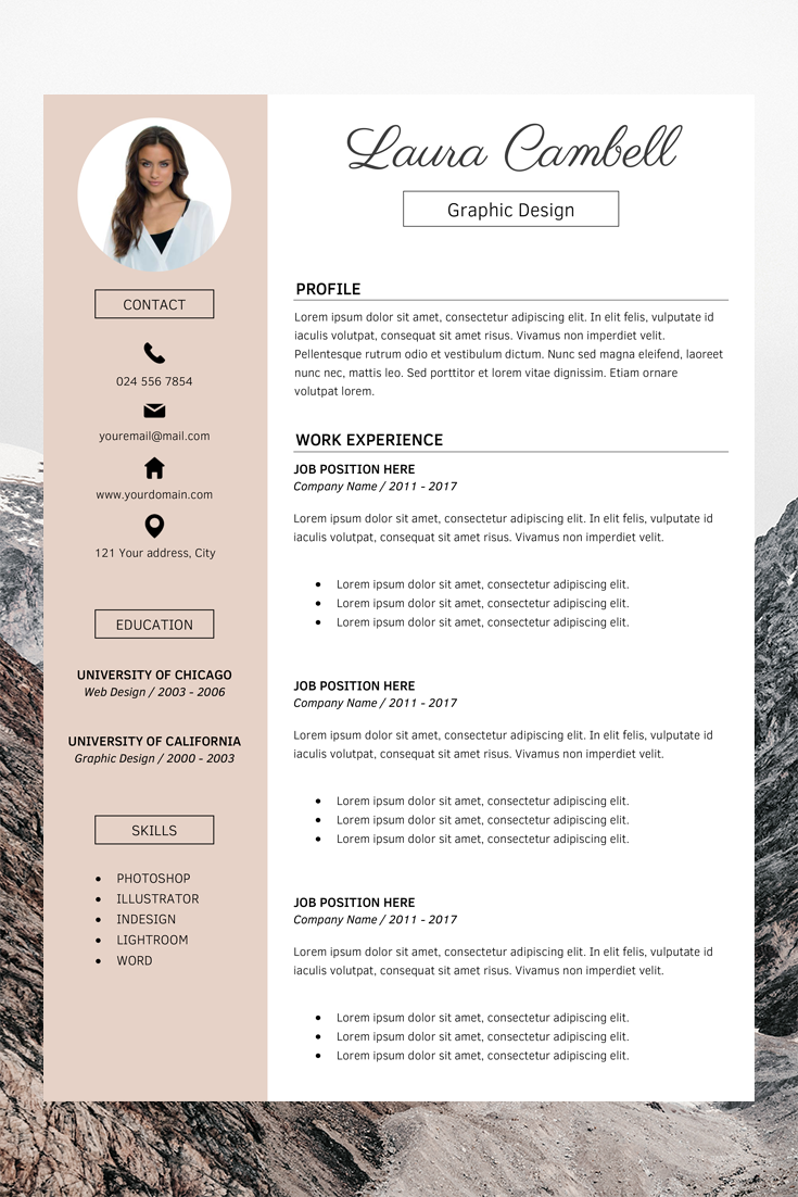 resume cv template cover letter laura cambell 188112 resume templates design bundles in 2021 cv template word resume design template resume design professional how to create your resume on resume cv template cover letter laura cambell 188112 resume templates design bundles in 2021 cv template word resume design template resume design professional