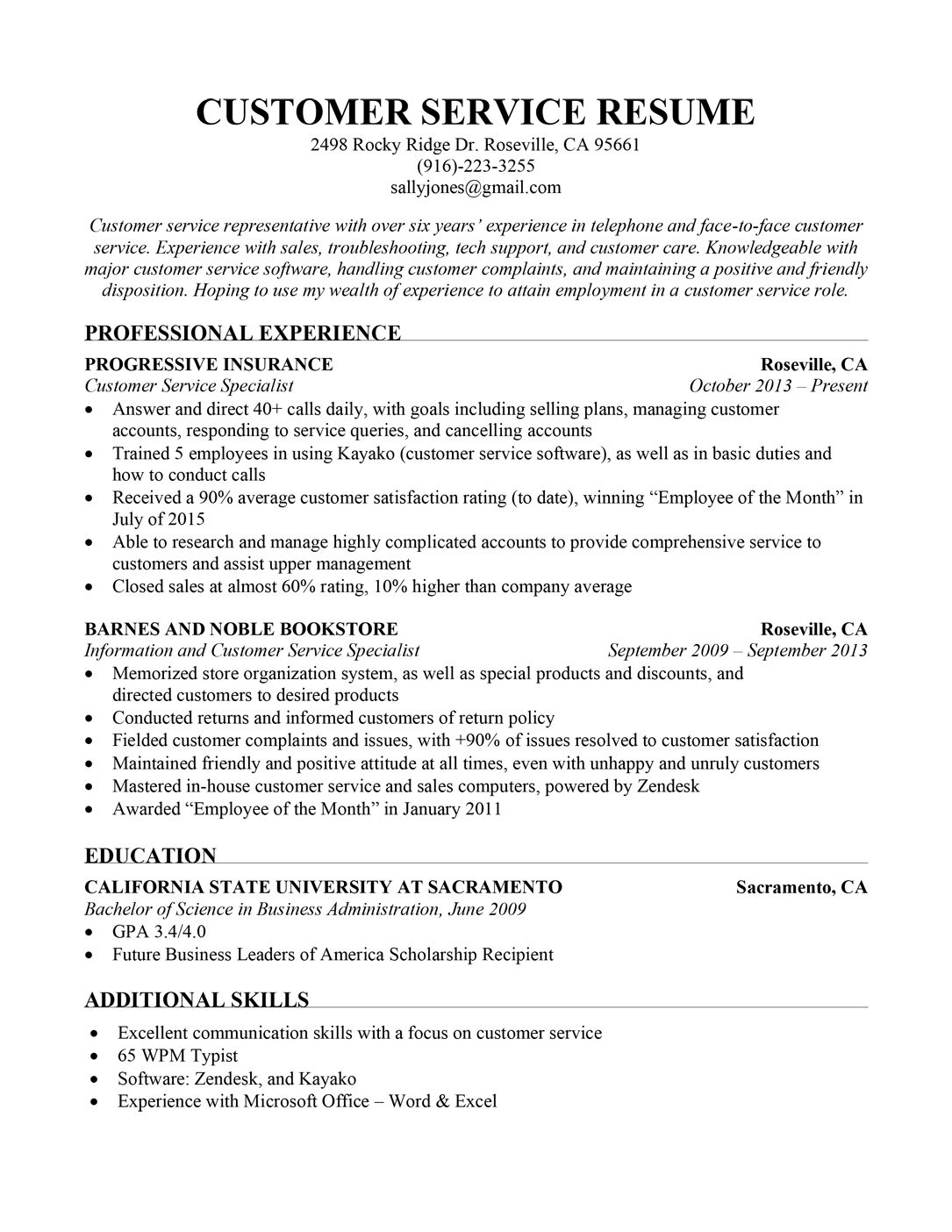 pin on objective resume excellent customer service resume on pin on objective resume