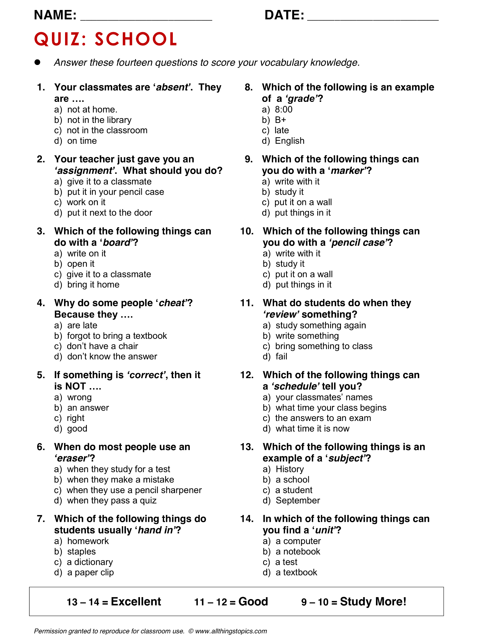computer basic skills test on 20 english vocabulary exercises secondary ideas english vocabulary vocabulary english exercises