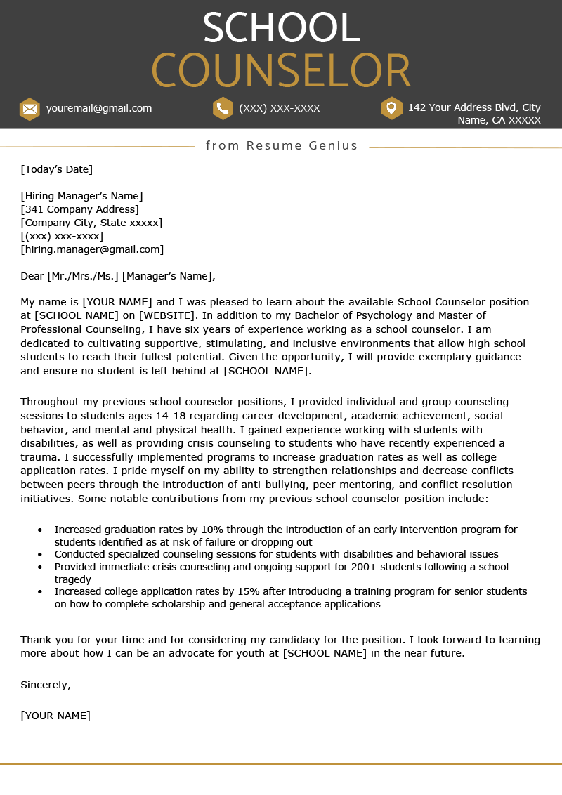 beginner real estate agent resume on school counselor cover letter sample tips resume genius school counselor cover letter for resume cover letter sample