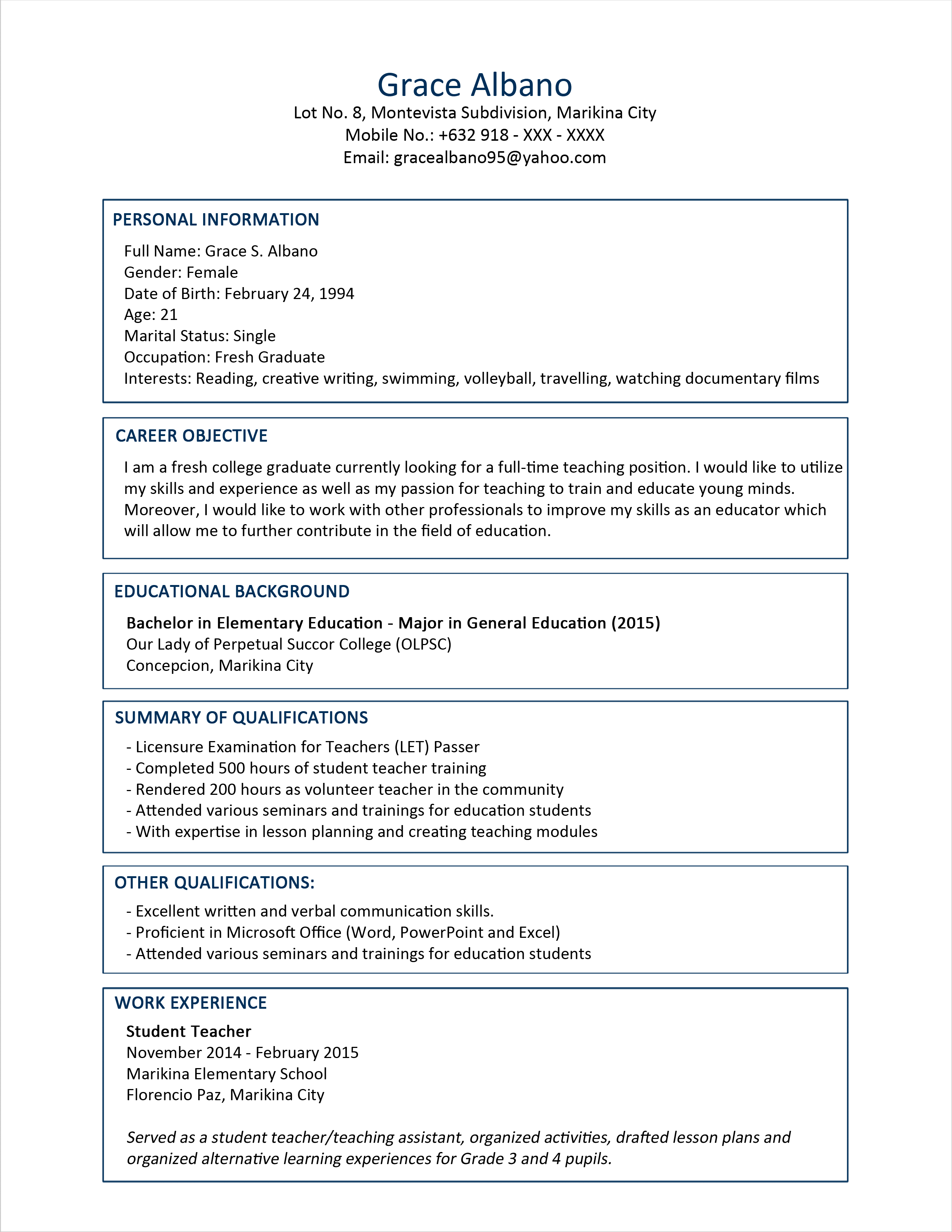 resume sample of fresh graduate sample resume format elementary lesson plans lesson plan templates resume for fresh graduate on resume sample of fresh graduate sample resume format elementary lesson plans lesson plan templates