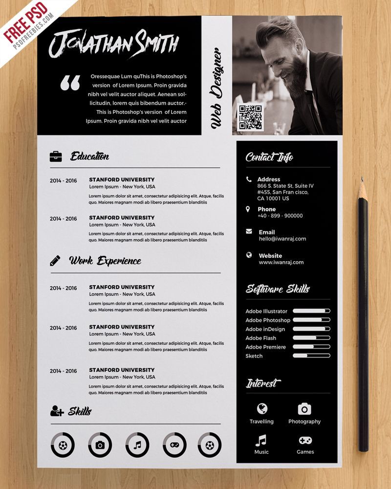 free photoshop resume templates on premium resume template free psd cv kreatif desain cv kreatif