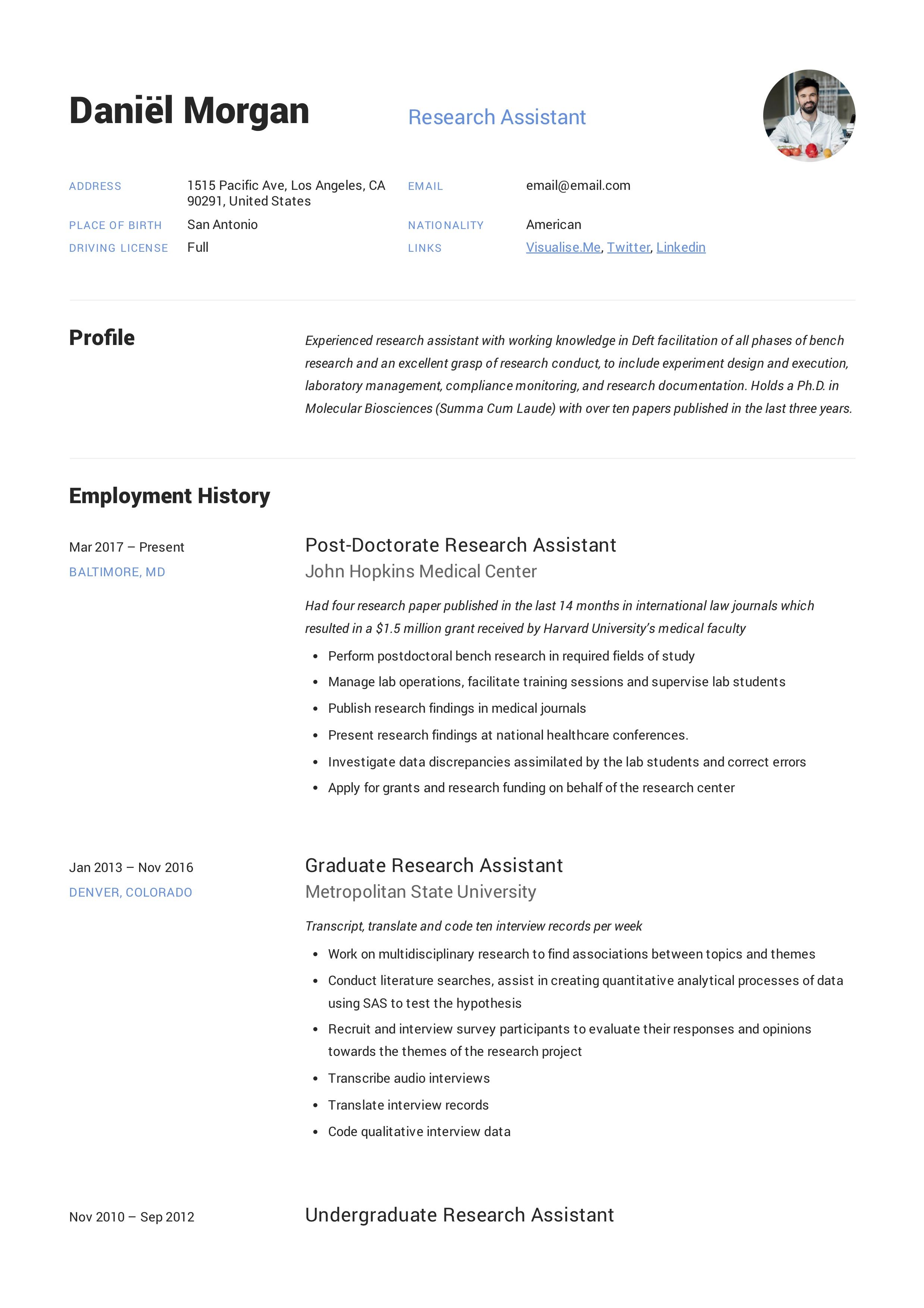 research assistant resume on 12 research assistant resume examples ideas resume examples research assistant resume