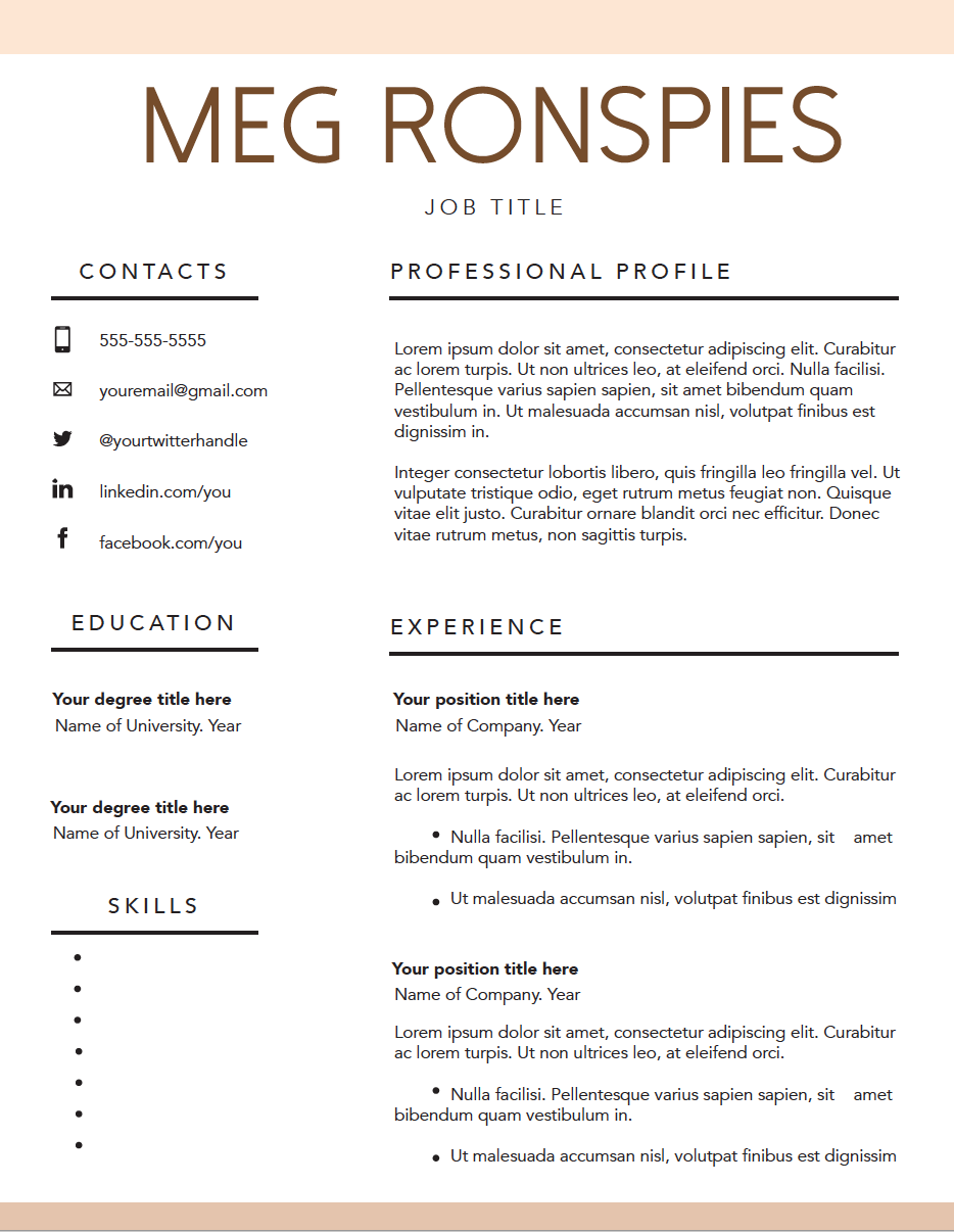free and printable resume templates on free fillable resume template mpronspies com resume resume builder resume writing
