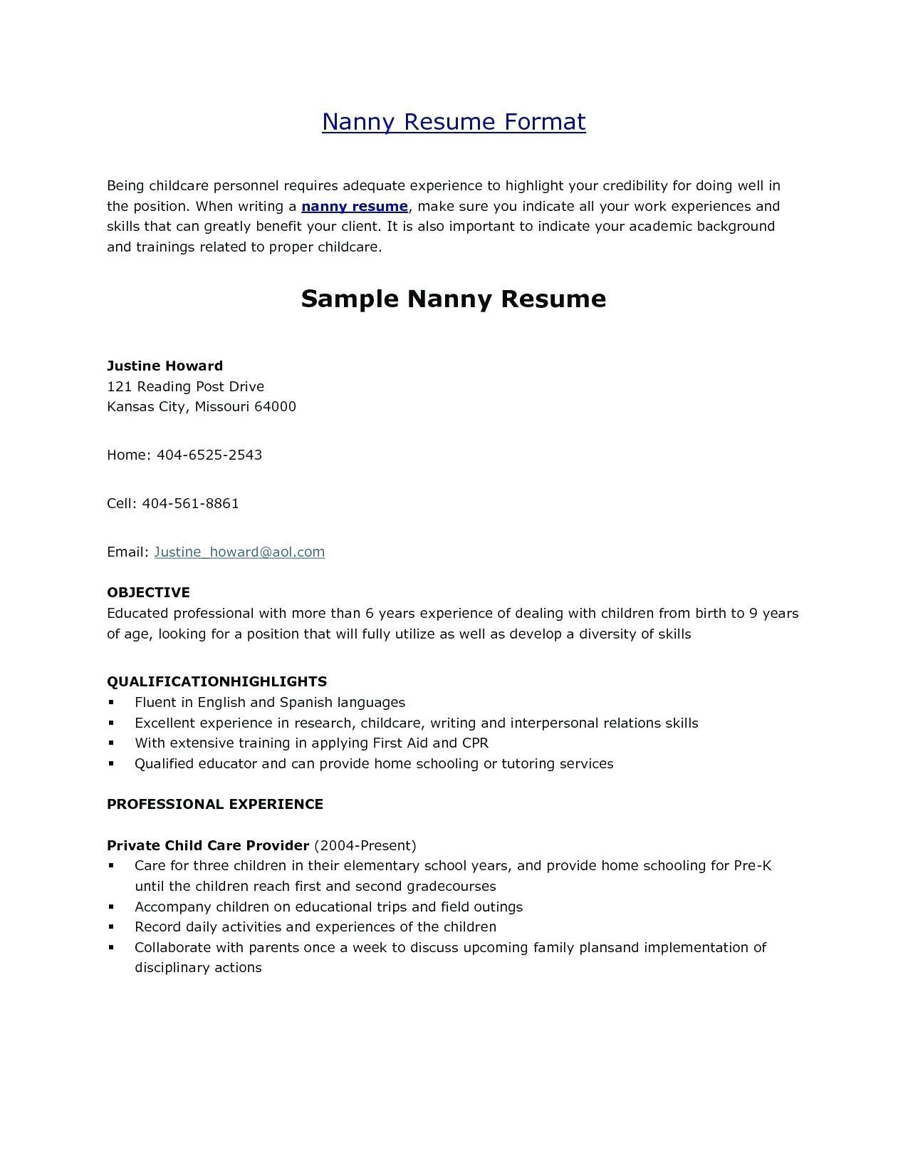 objective for nanny resume on 79 new gallery of resume objective examples list check more at https www ourpetscrawley com 79 new gallery of resume objective examples list