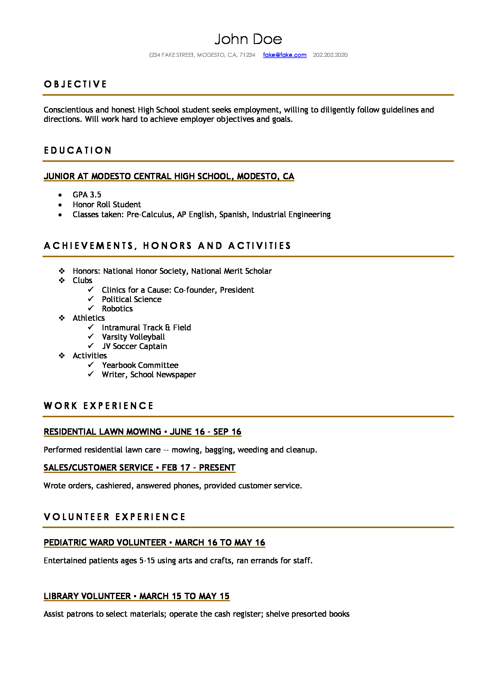 free printable resume for teens on resume format for high school students student resume template high school resume high school jobs