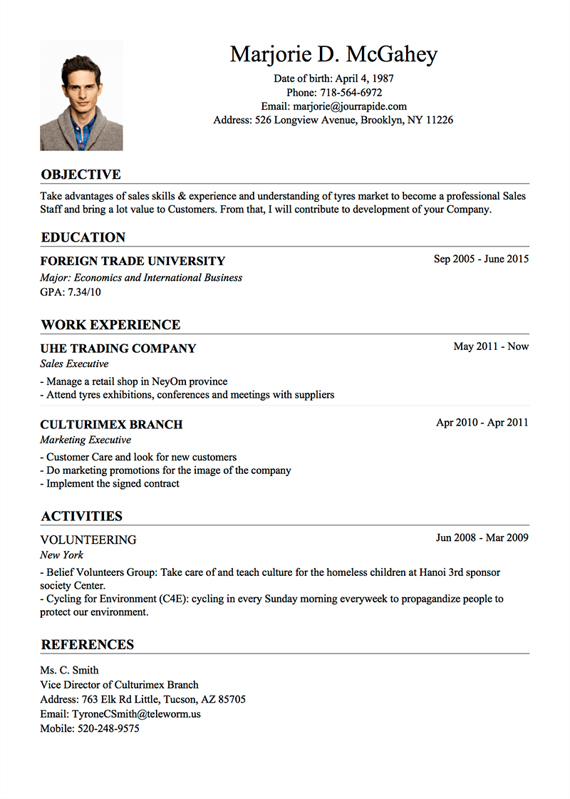 template cv classic basic resume cv format curriculum vitae resume styles templates on template cv classic basic resume cv format curriculum vitae