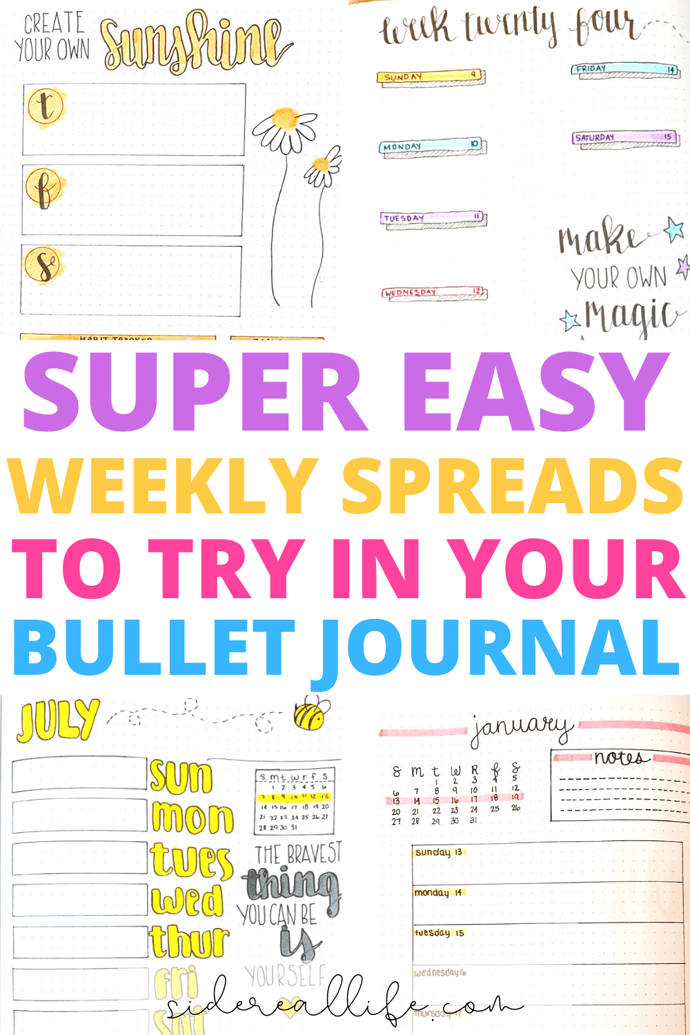 how to create a bullet point on pin on bullet journal ideas