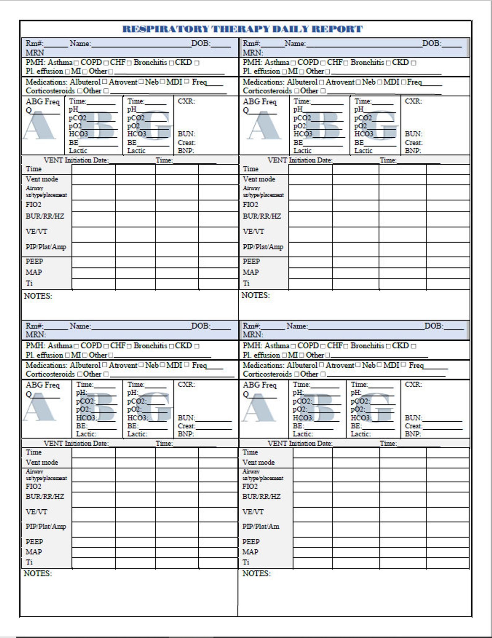 respiratory therapist online on respiratory therapist s report sheet etsy in 2021 respiratory therapist respiratory therapy notes respiratory therapy