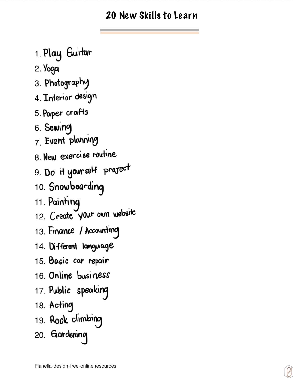 list of job skills on new skills list learn something new today hobbies quote skills to learn hobbies to try