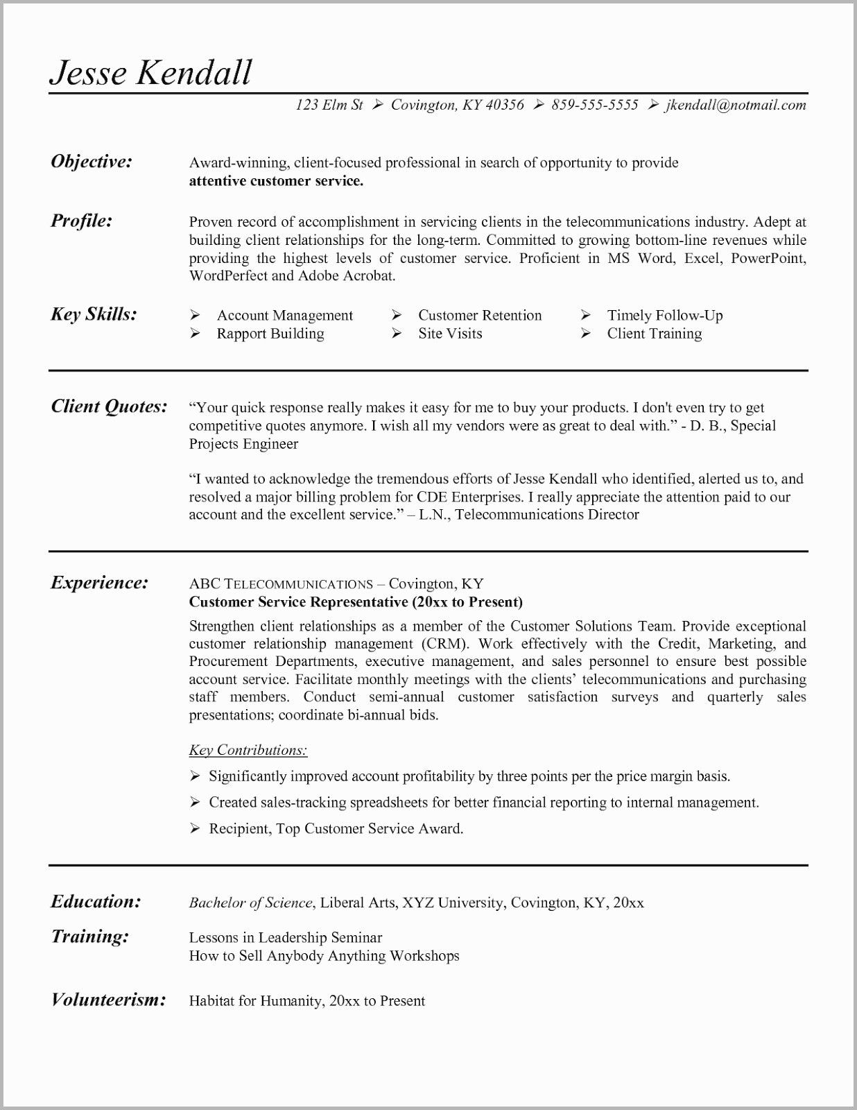 pin di resume templates customer service experience resume on pin di resume templates