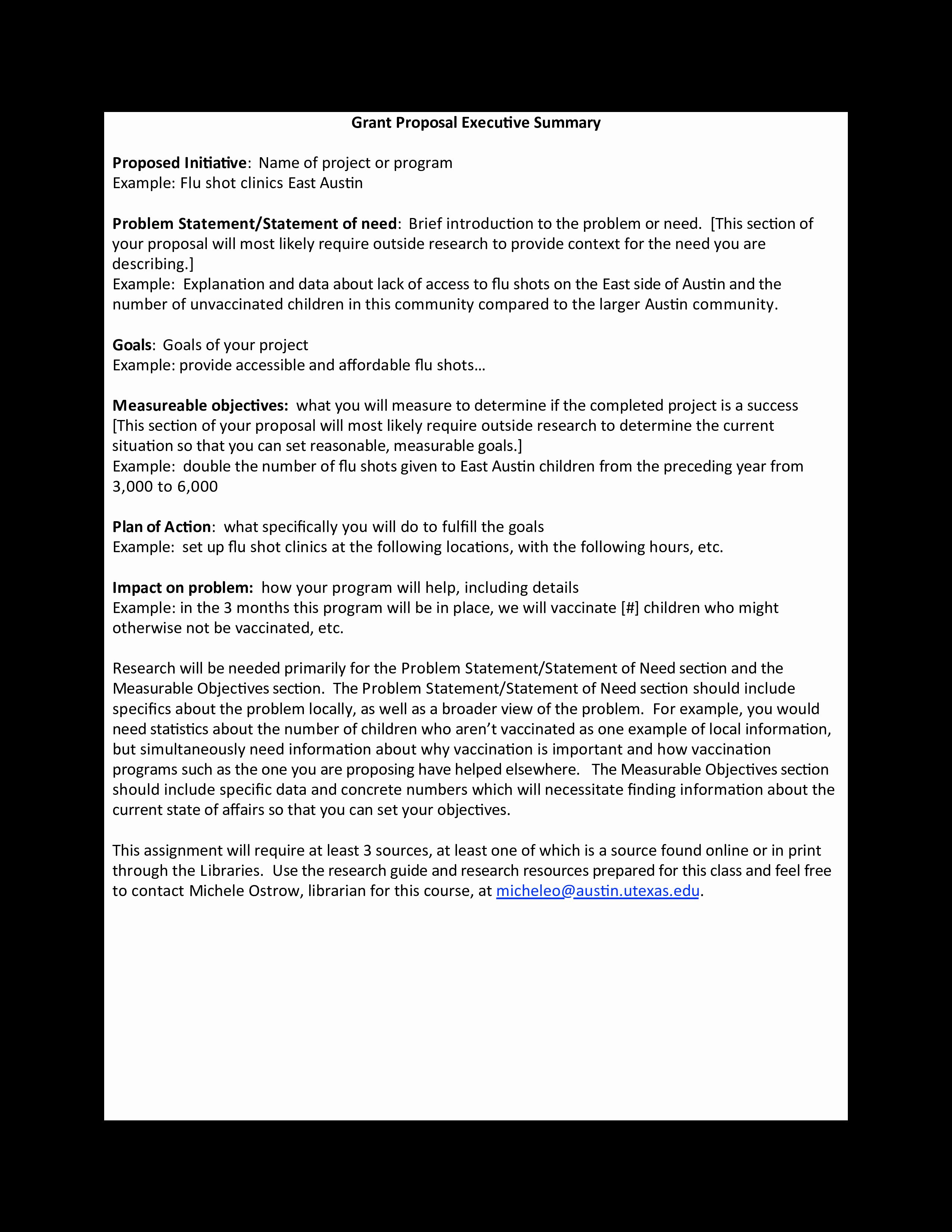 examples of executive summary on executive summary sample for proposal luxury walker grant proposal executive summary executive summary template executive summary grant proposal