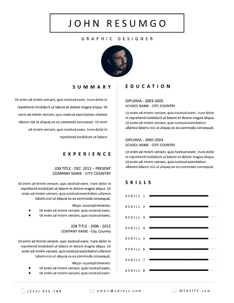 2 column resume template google docs on selene classic resume template resumgo com free professional resume template resume template professional resume template