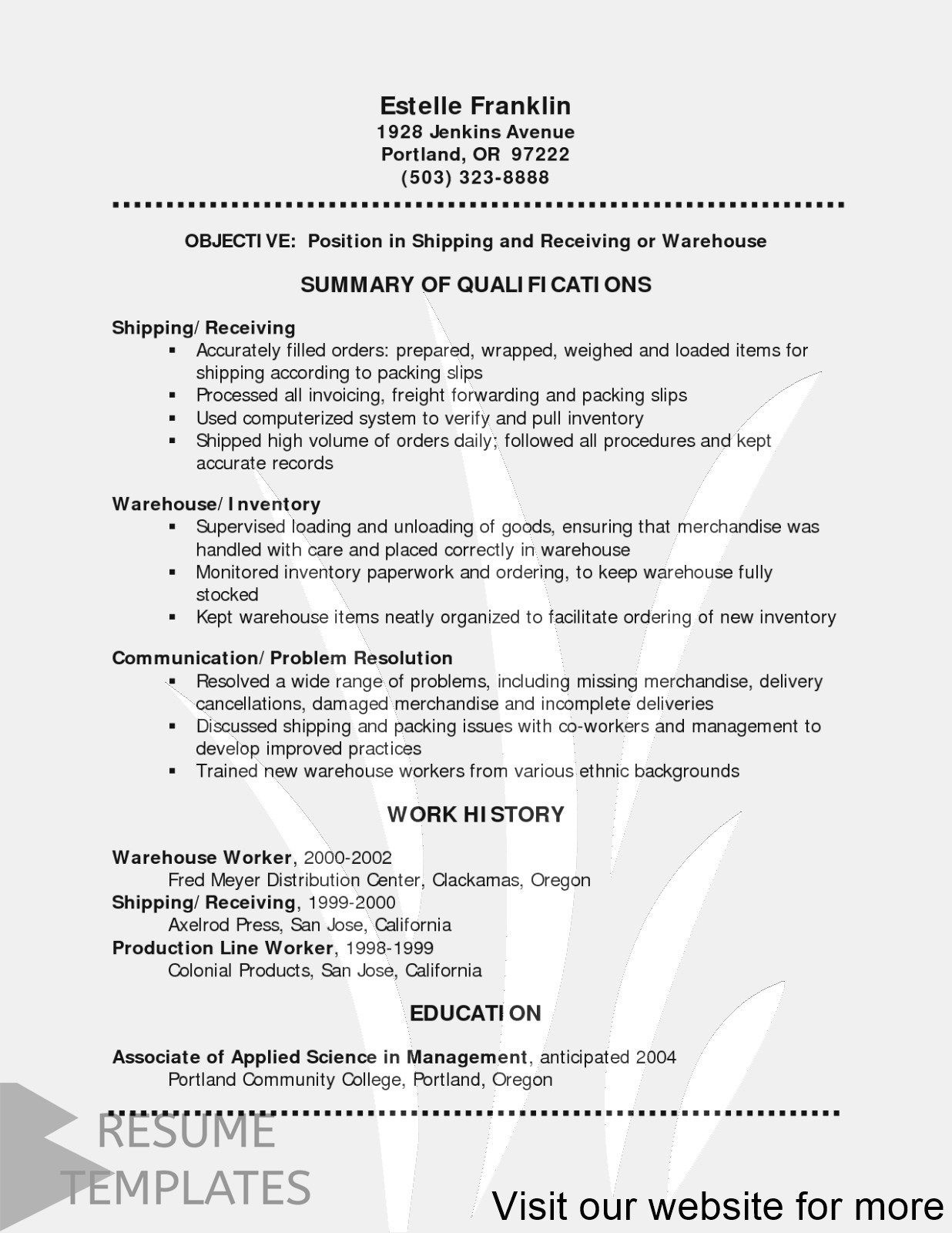 shipping and receiving skills on 14 creative resume templates school graphic resume tips resume examples job resume template