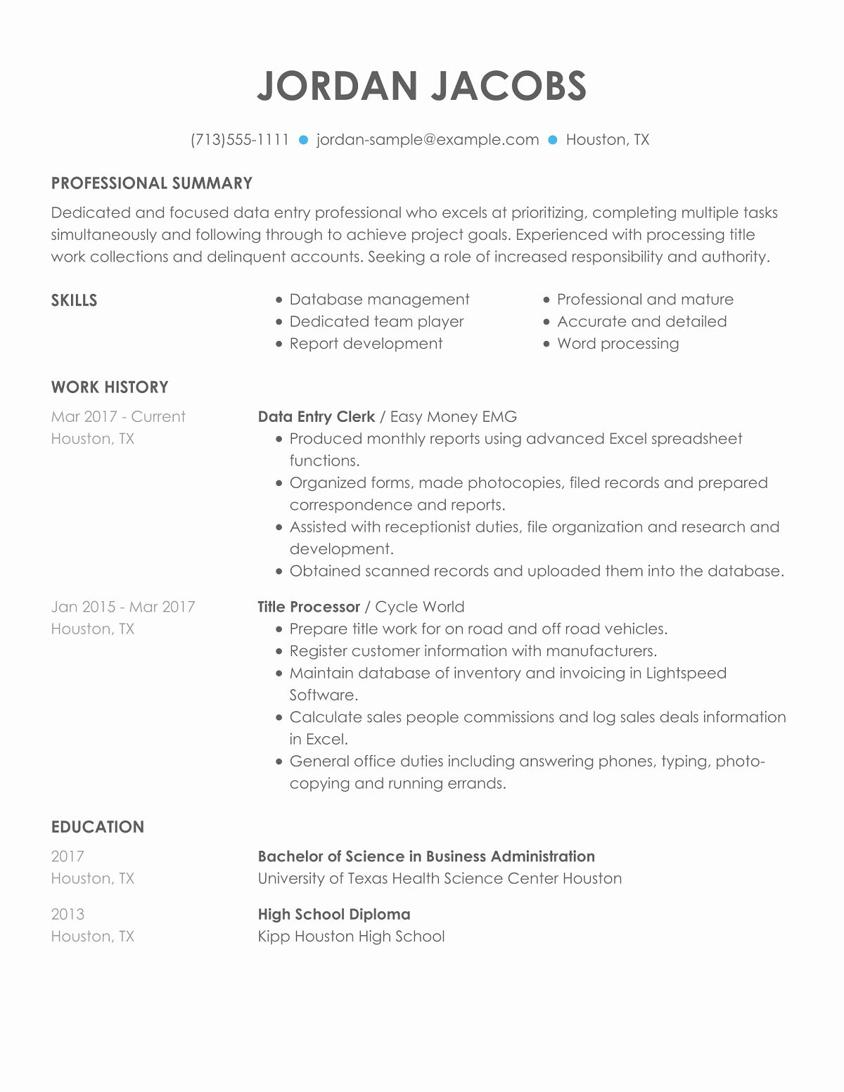 entry level clerical resume on entry level system administrator resume new data entry clerk resume examples free to try today data entry clerk data entry resume examples