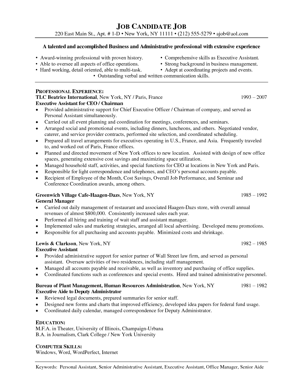 how to describe administrative experience on administrative functional resume google search administrative assistant resume resume skills resume words skills