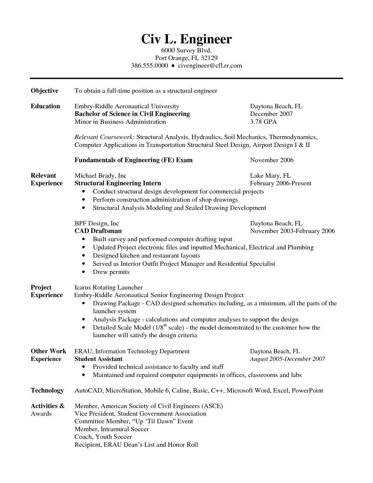 electrical engineer resume format on sample resume for engineering students civil engineer resume engineering resume resume examples