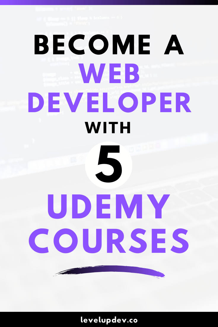best web development course on become a web developer with 5 udemy courses web development design web development programming web development course