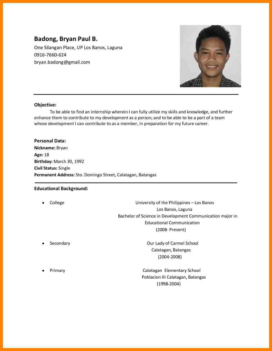 11 resume samples philippines sample resume format basic resume examples basic resume format sample resume format on 11 resume samples philippines sample resume format basic resume examples basic resume format