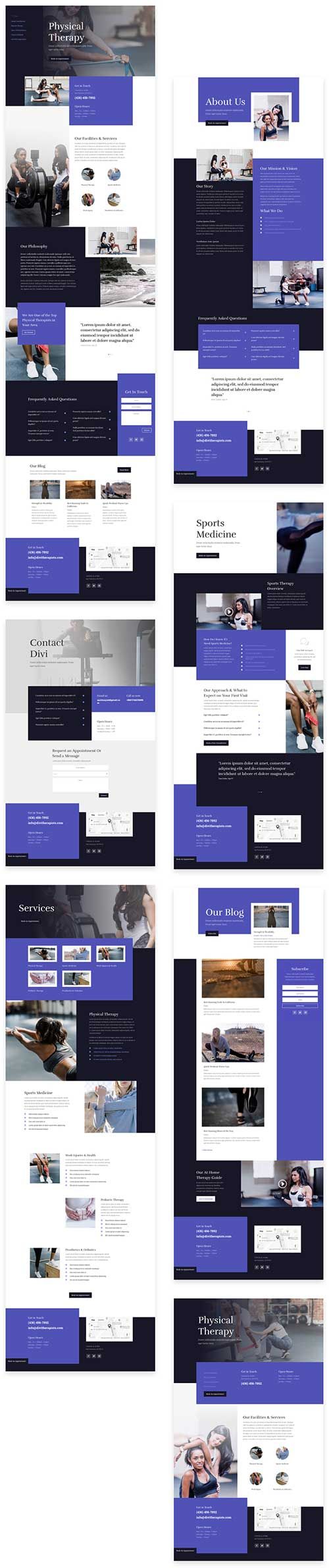 physical therapist free divi layout divi theme layouts layout design therapist massage therapist websites on physical therapist free divi layout divi theme layouts layout design therapist