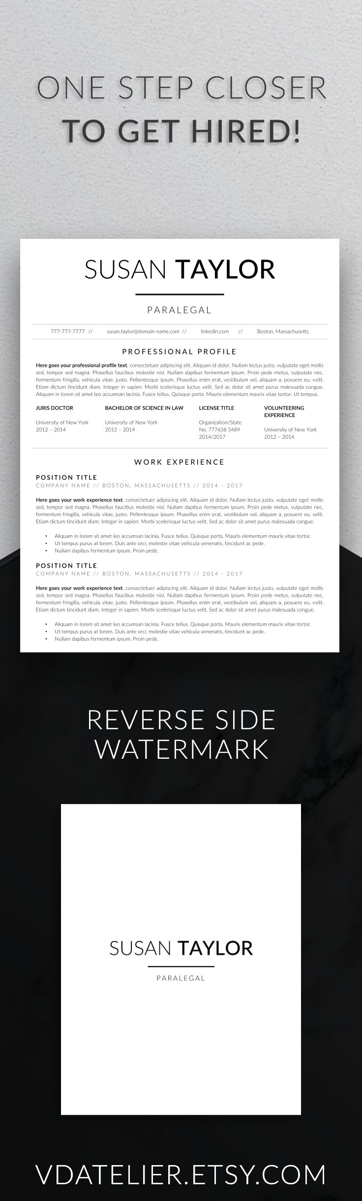 resume templates for lawyers on lawyer resume template legal resume template attorney etsy in 2021 resume template resume writing tips resume