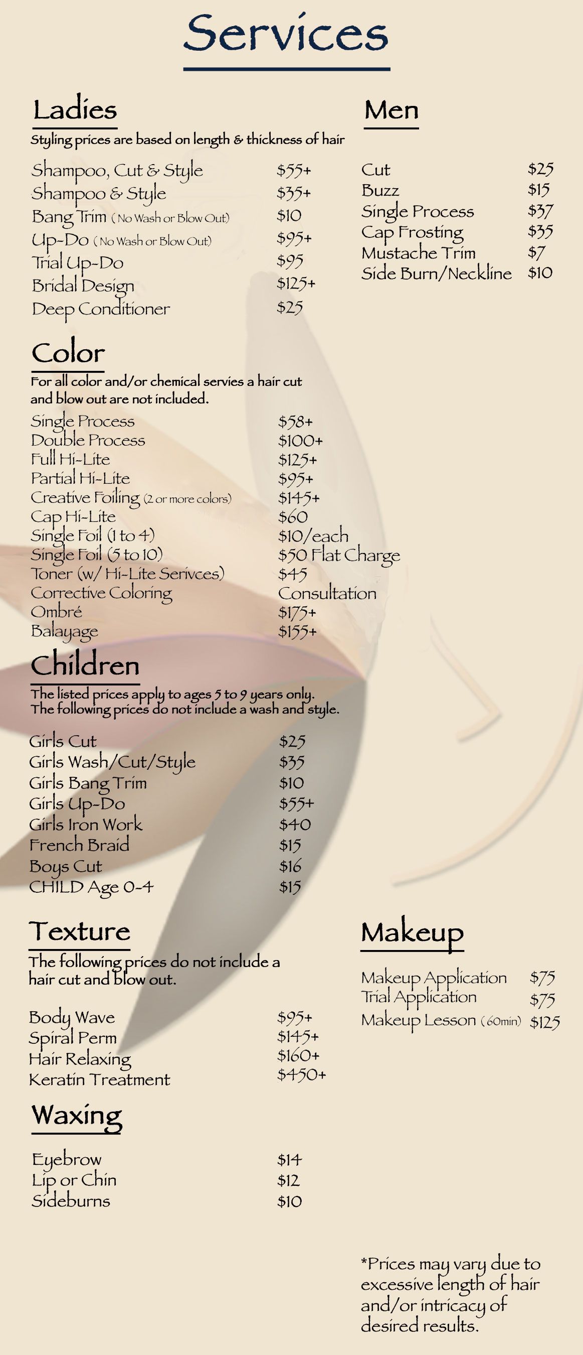 hair stylist that come to your home on image result for hair salon services and price list hair salon price list makeup salon hair salon prices