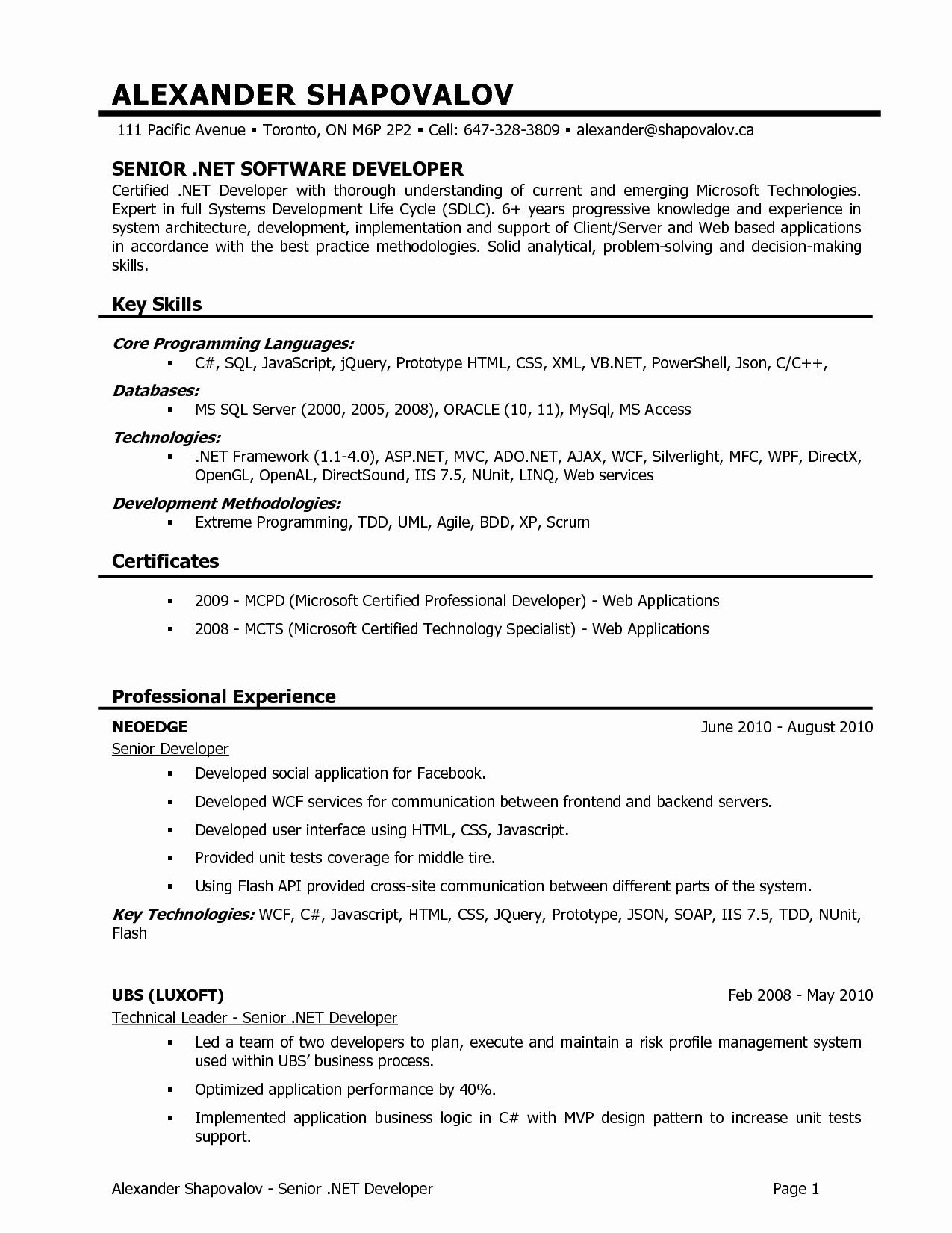 senior software engineer sample resume on experience resume format for xml developer resume format systems development life cycle executive summary template web developer resume