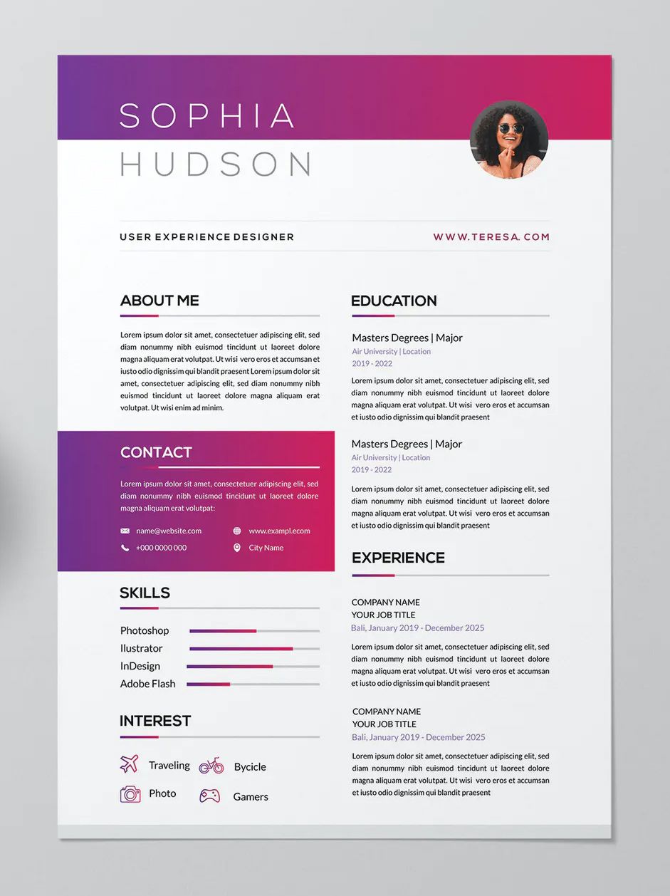 user experience designer resume on designer resume template ai eps resume design resume template design template