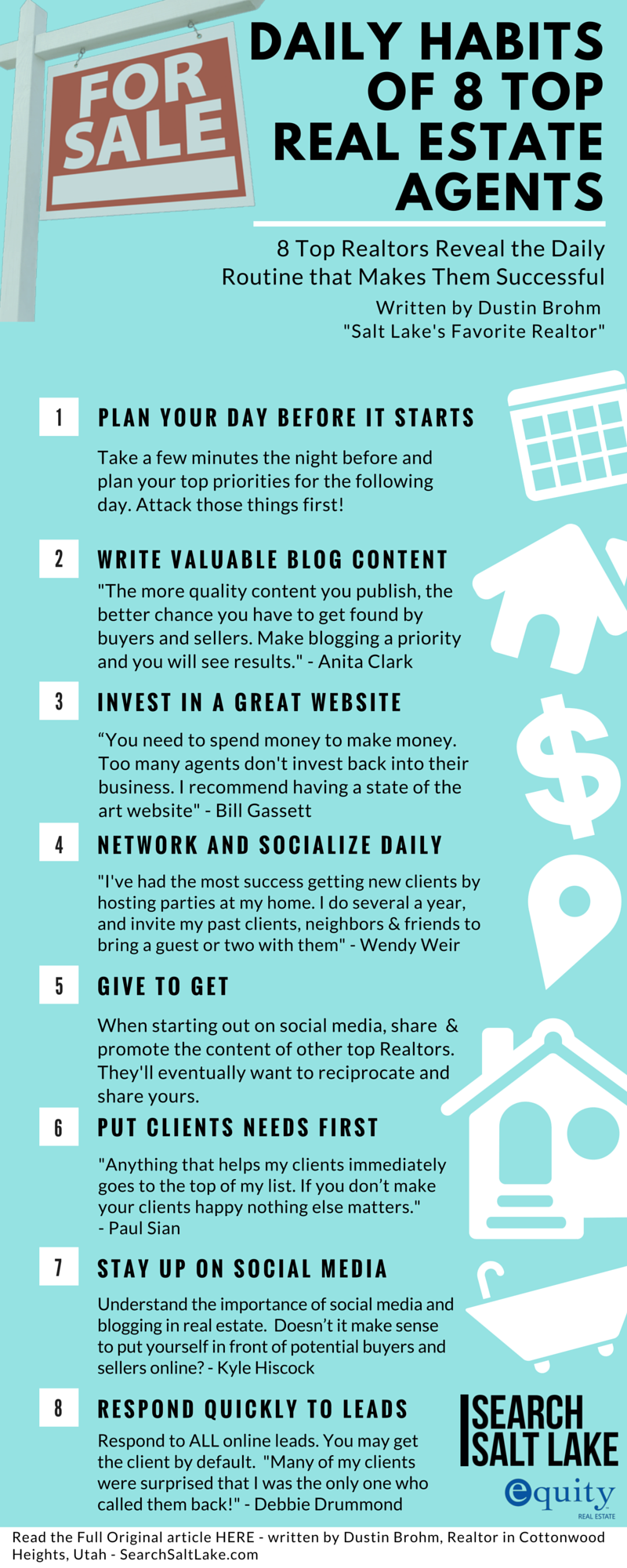 daily habits of 8 top real estate agents real estate infographic top real estate agents real estate agent real estate agent on daily habits of 8 top real estate agents real estate infographic top real estate agents real estate agent