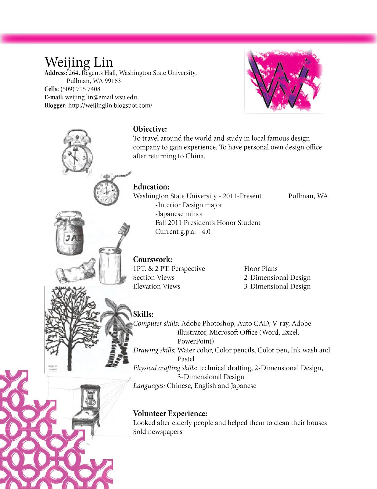 best interior design resumes on interior design resume resume design interior design resume graphic resume